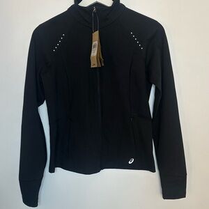ASICS Black Zip Up Jacket XS 🖤